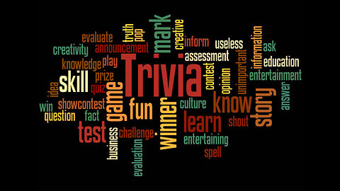 Newest Trivia Game Trivia Test #1