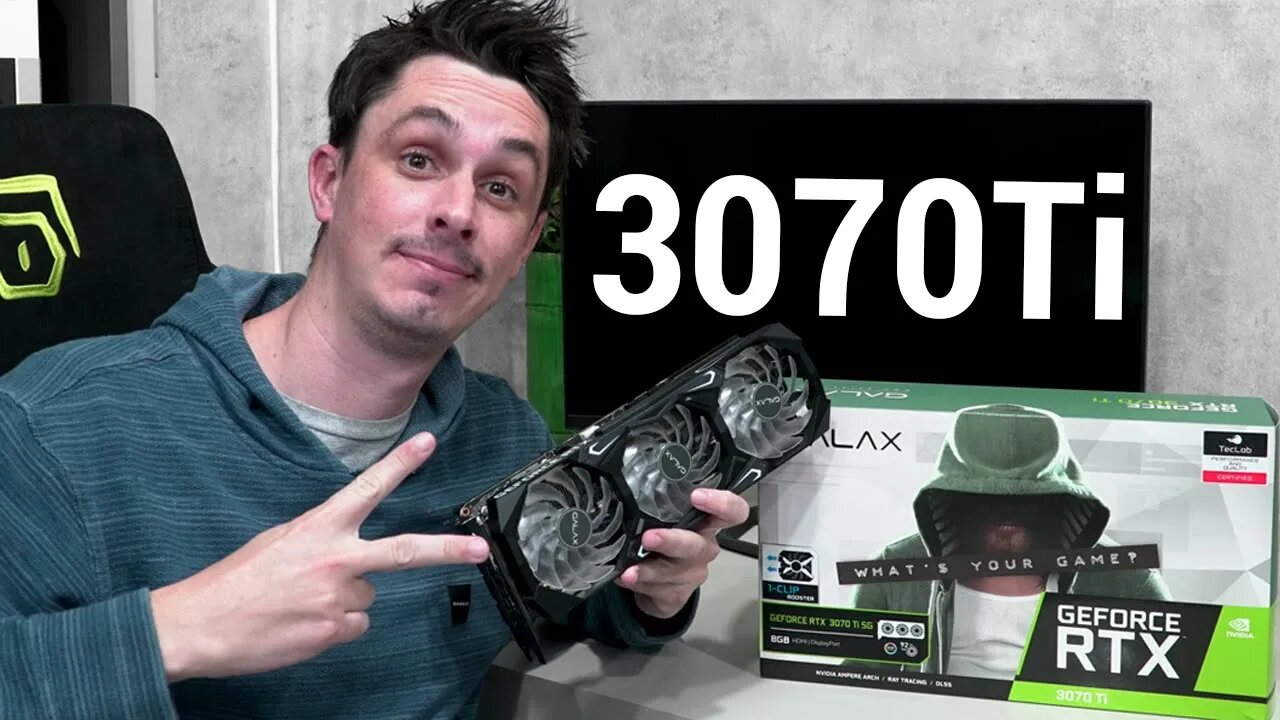 CHEGOU A RTX 3070Ti GALAX SG