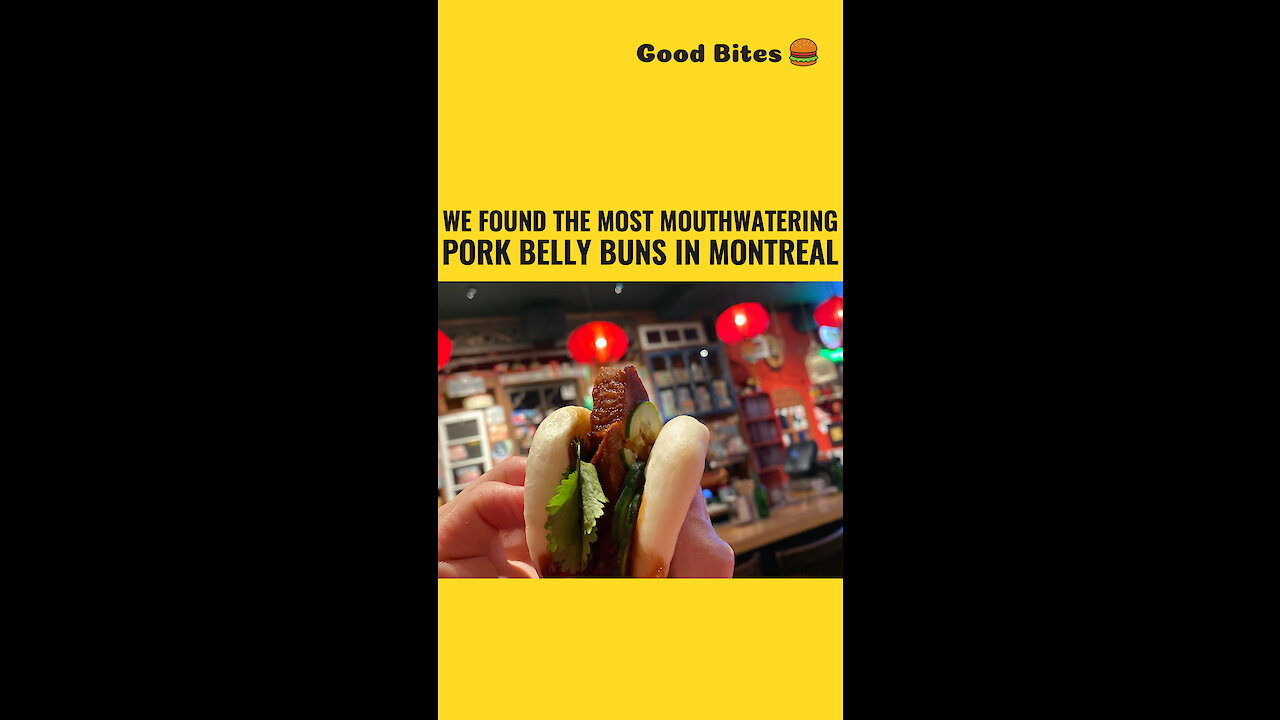 We found the most mouthwatering pork belly bun in Montreal