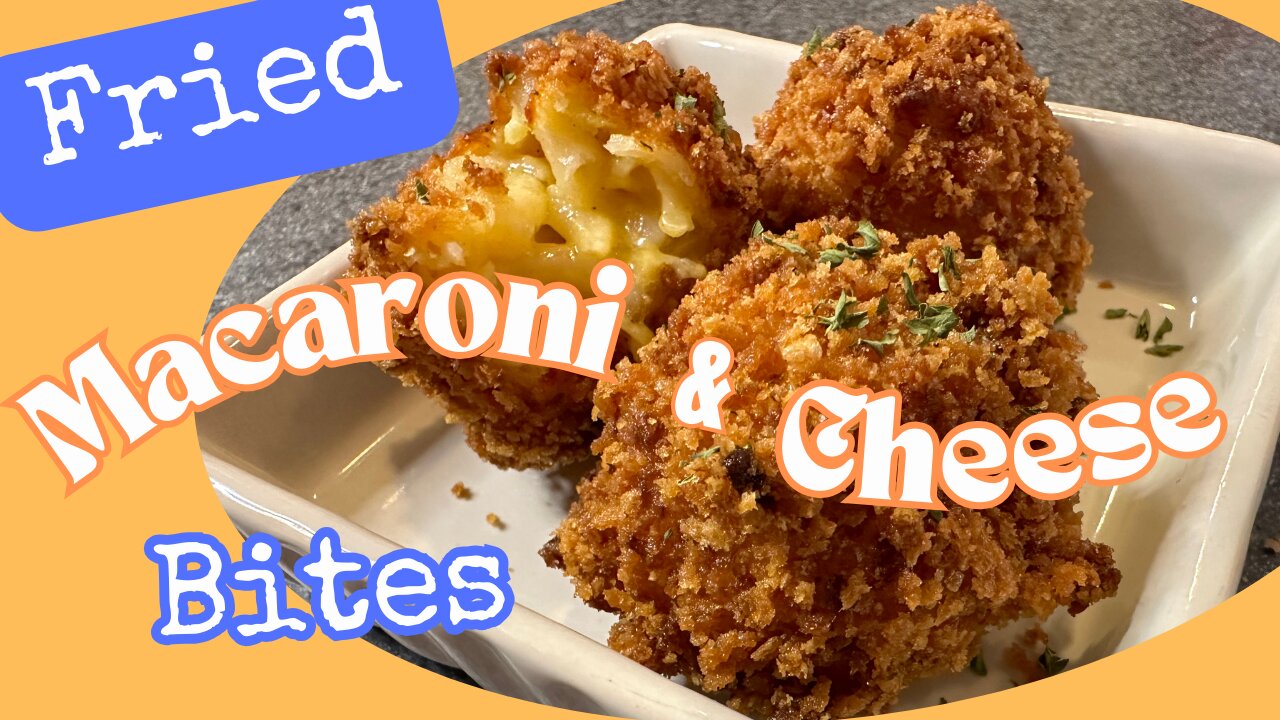 Fried Mac'N Cheese Bites made from a box! #mackattack