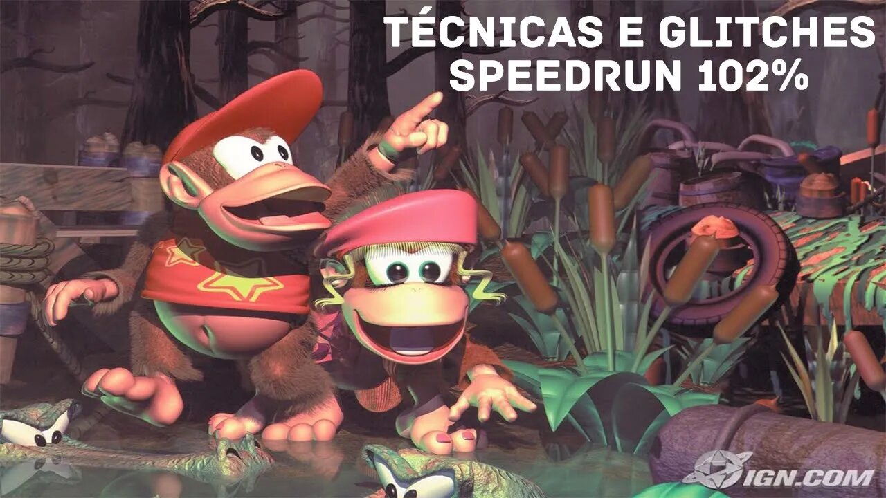 Speedrun Donkey Kong 2 102% - Técnicas e Glitches