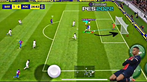 Gameplay Pes 2022 Mobile Online