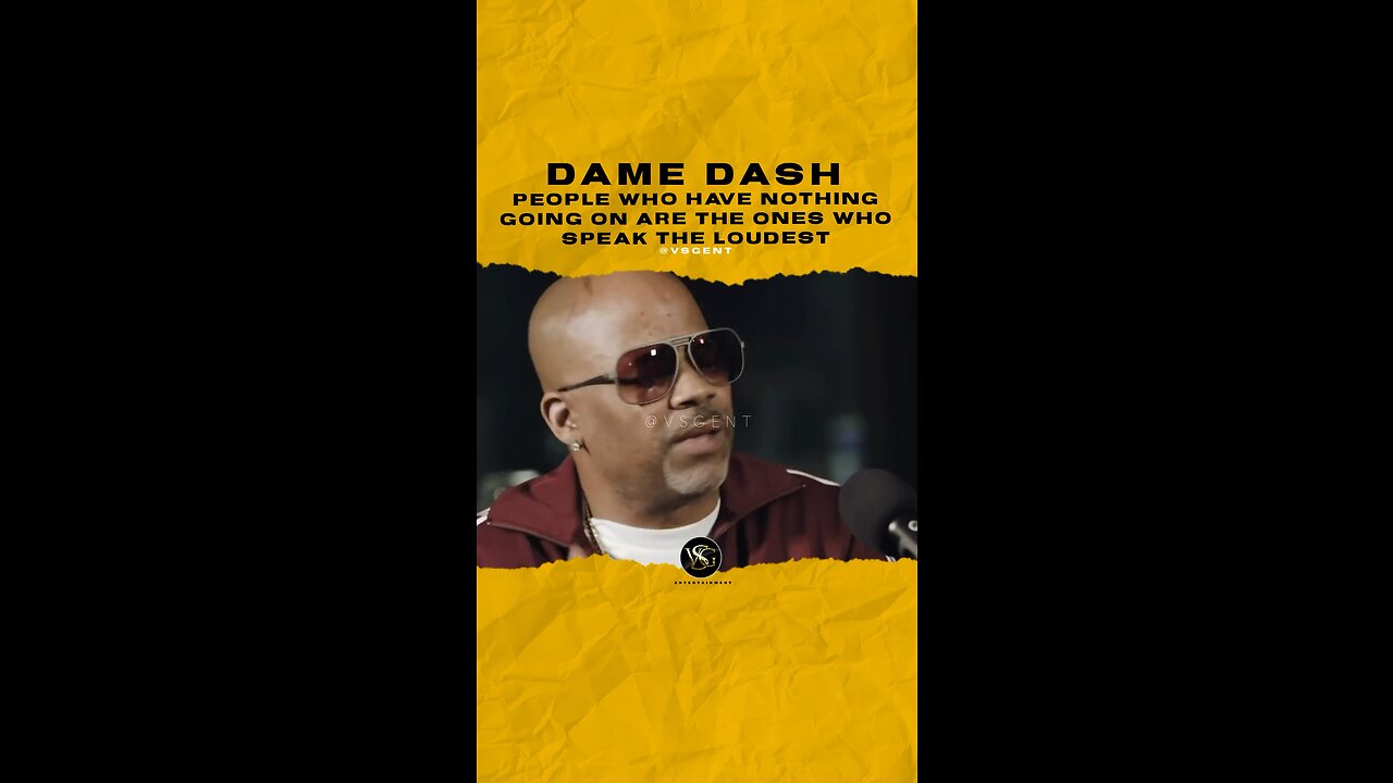 #damedash People who have nothing going on are the ones who speak the loudest. 🎥 @cannonsclasstv