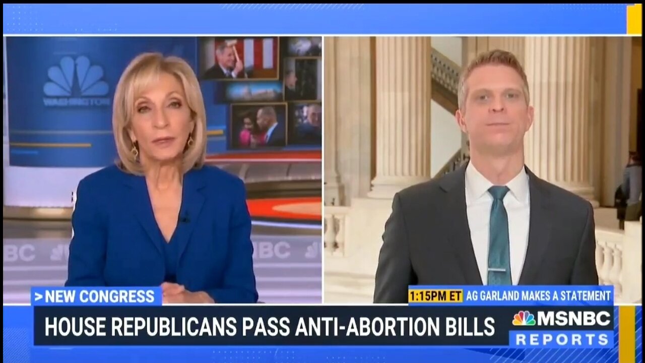 Andrea Mitchell Gets Mad At Her Own Reporter When He Says “Pro-Life"