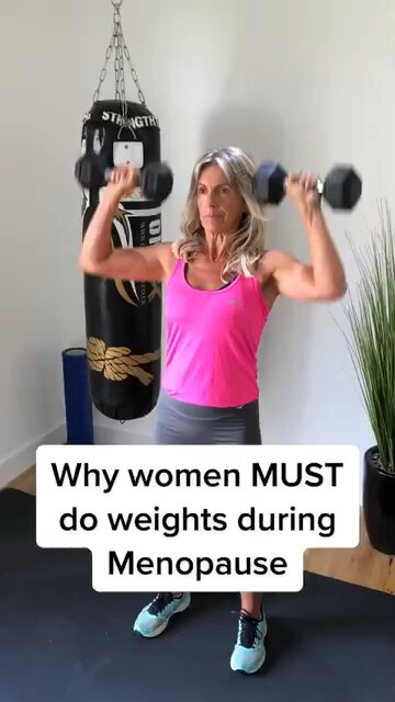 Here’s why you must weight train during the menopause