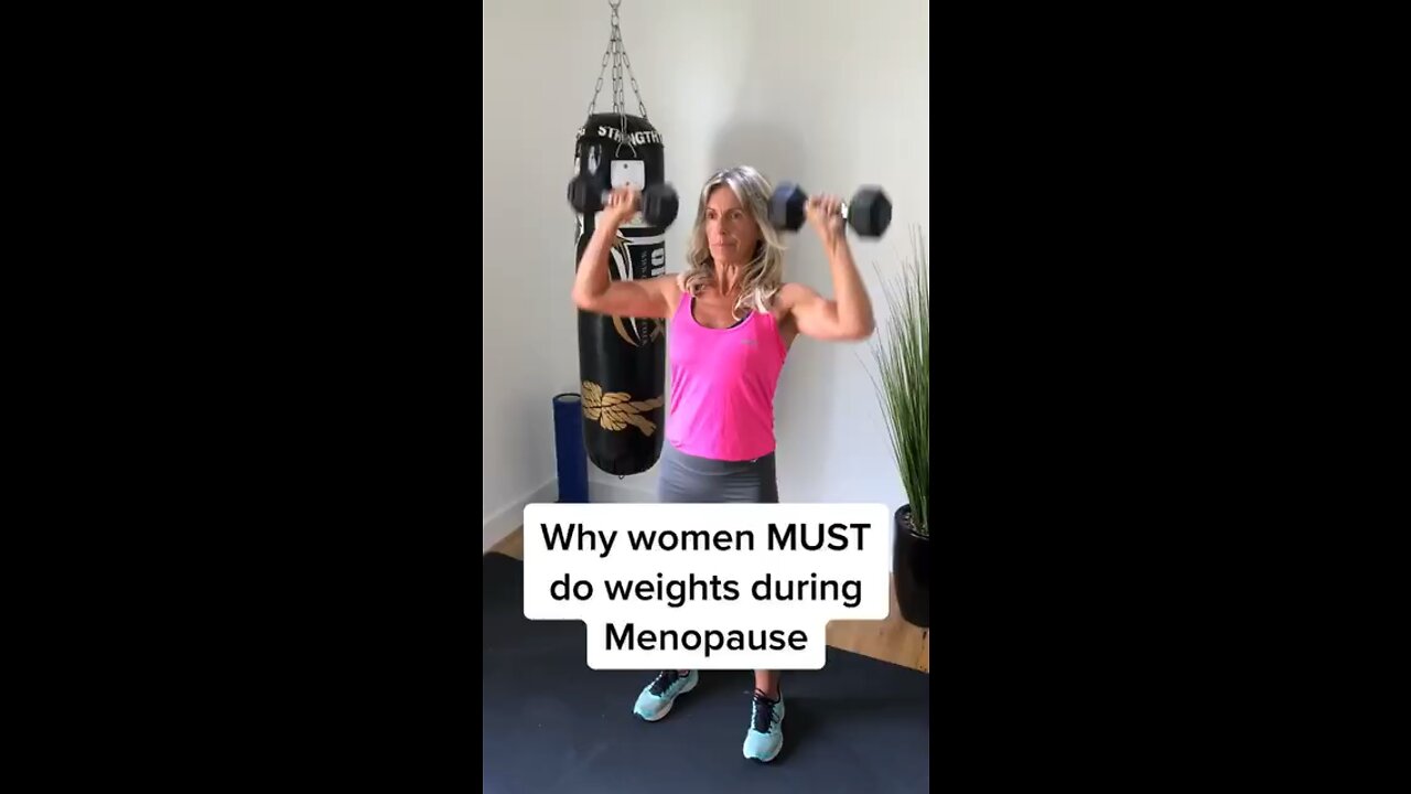 Here’s why you must weight train during the menopause