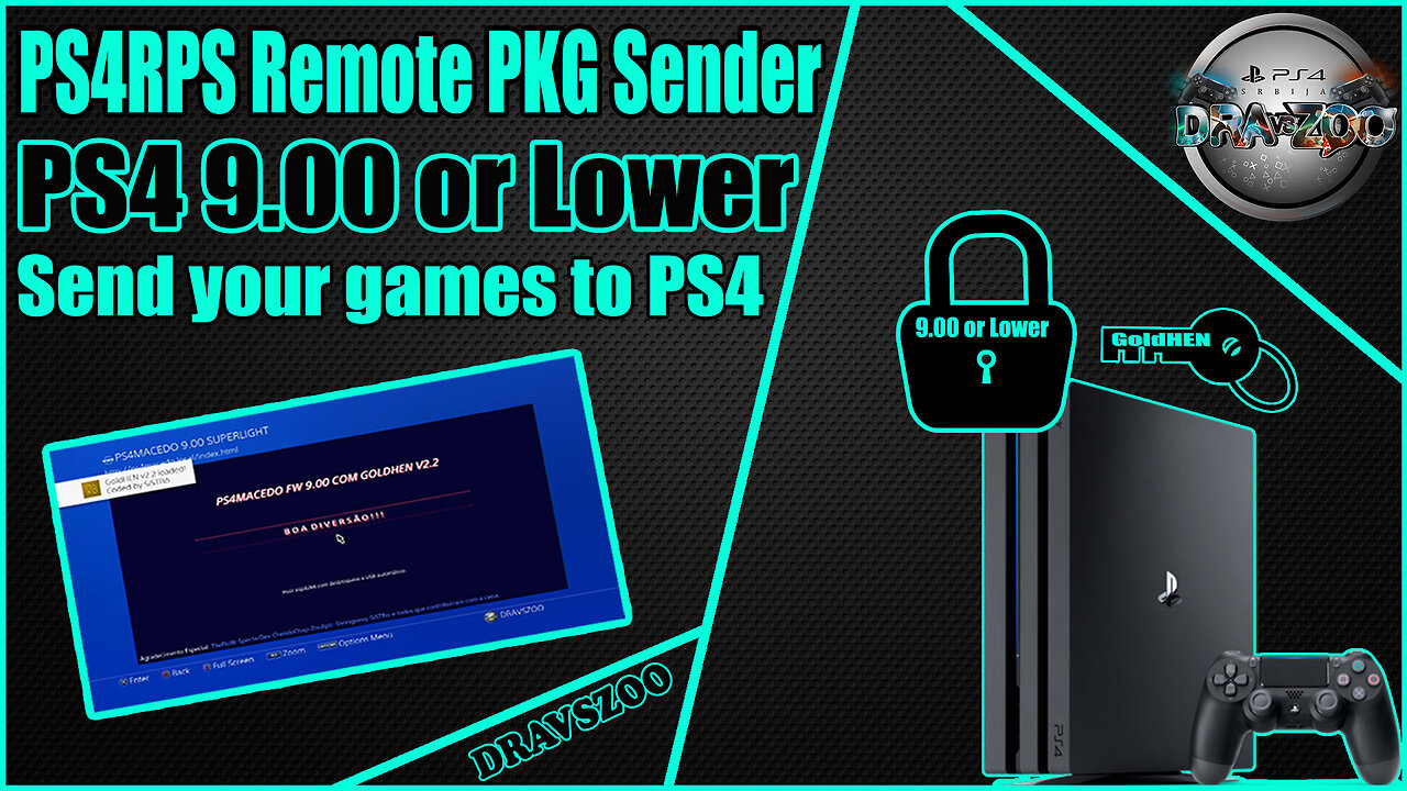 PS4RPS Remote Package Sender for PS4 9.00 or Lower! | Installing PS4 Games/Apps Without a USB