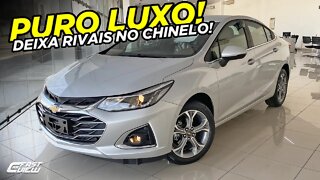 CHEVROLET CRUZE PREMIER SEDAN 1.4 TURBO 2021 COM INTERIOR MARROM! DETALHES DA VERSÃO TOP Fastcarview