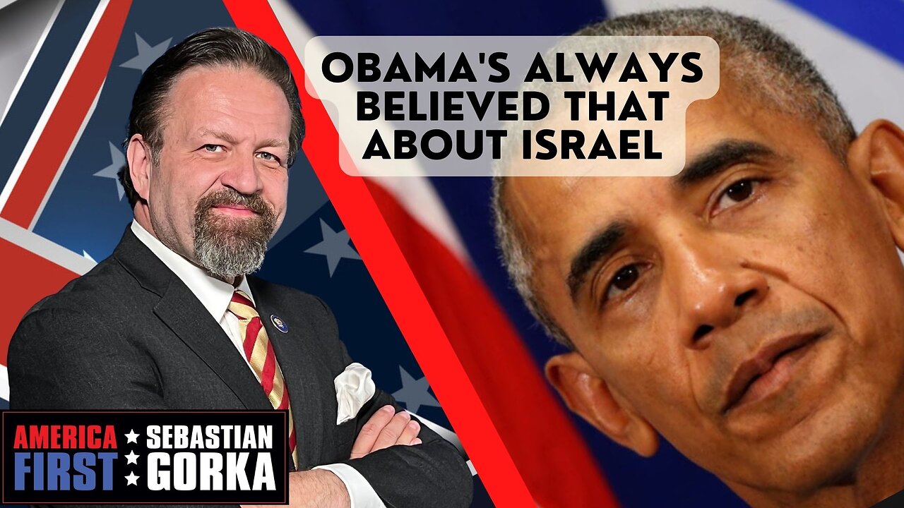 Obama's always believed that about Israel. Lord Conrad Black with Sebastian Gorka