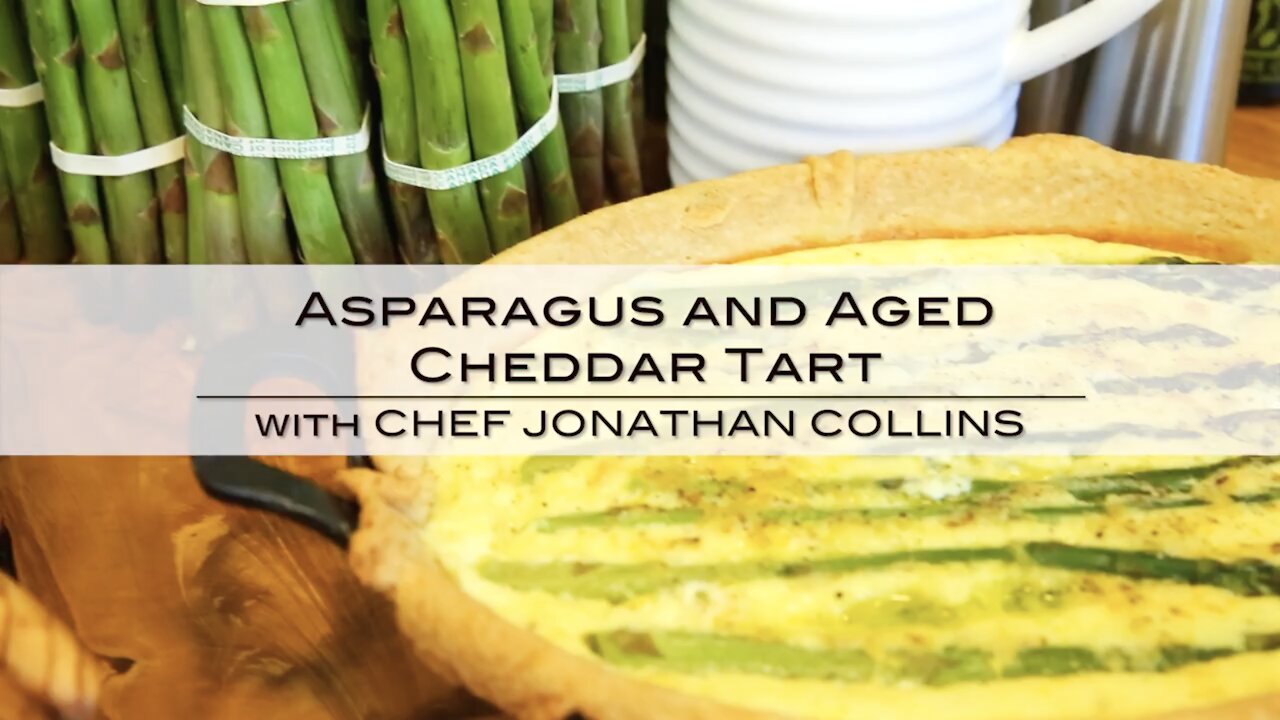 Asparagus and Aged Cheddar Tart with Chef Jonathan Collins