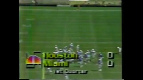 1984-10-14 Houston Oilers vs Miami Dolphins
