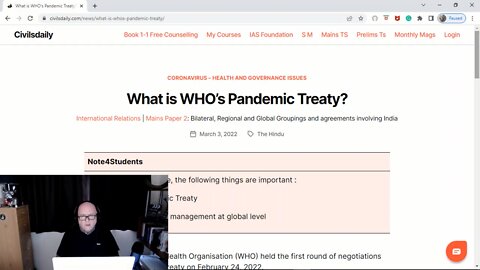WHO's Pandemic "Global Power Grab" Treaty.