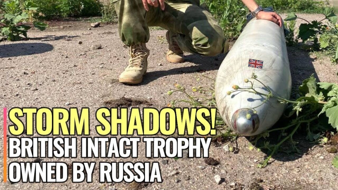 An undamaged British Storm Shadow ends up in Russian hands