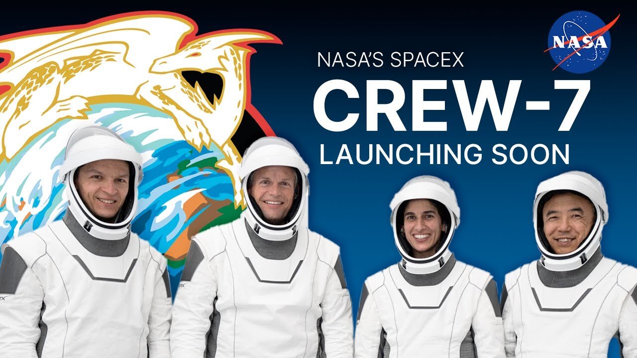 Countdown to the Cosmos SpaceX Crew-7 Mission Teaser