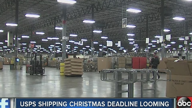 Shipping deadlines approach as Monday marks the busiest shipping day of the year