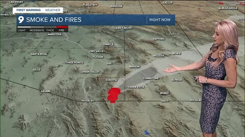 Dry air, strong winds, and high fire concerns