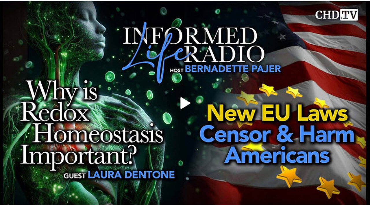 Why is Redox Homeostasis Important? + New EU Laws Censor & Harm Americans