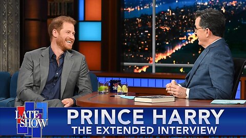 Prince Harry The Duke of Sussex Talks | Spare with Stephen Colbert