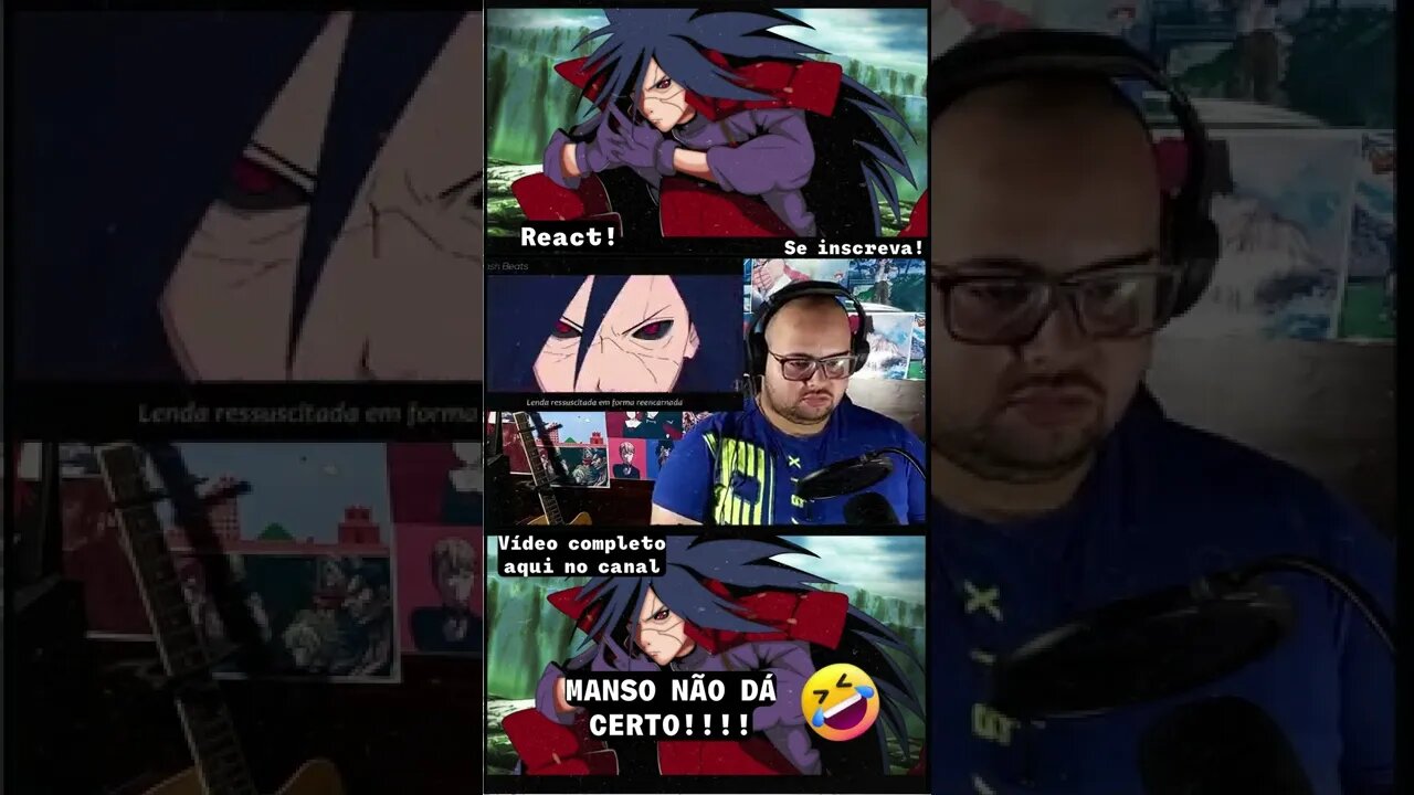 RAP DO MADARA NÃO PODE SER MANSO 😂😂😂 - #shorts