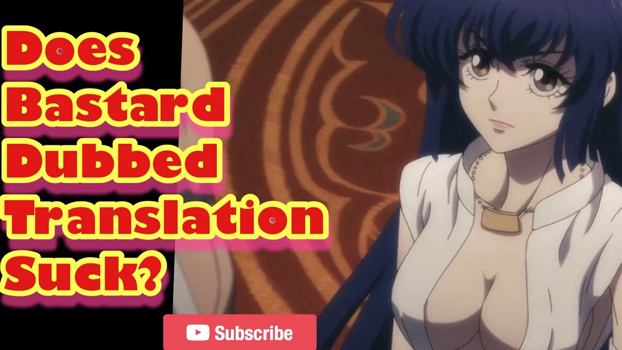 Netflix Bastard Anime Localization Sucks!? (RANT) #bastard #anime #netflix