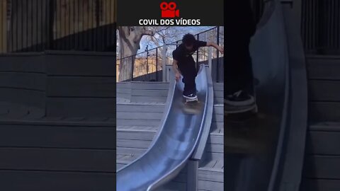 ✅skate no escorregador #shorts