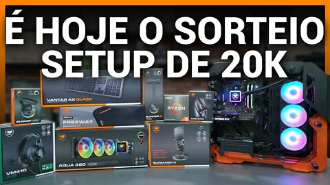 SORTEIO É HOJE!!! QUEM VAI GANHAR??