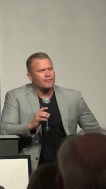 An evening with Tim Ballard @ Mr Anthony's in Boardman, Ohio, October 3, 2023