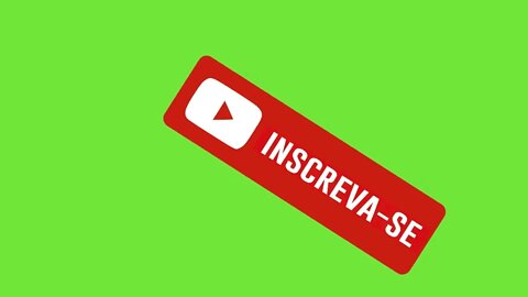 Chroma key botão inscreva-se green screen