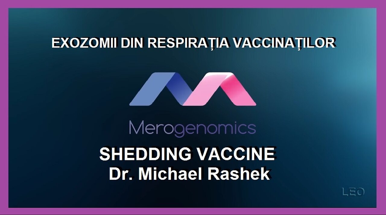 SHEDDING VACCINE - Dr Michael Rashek