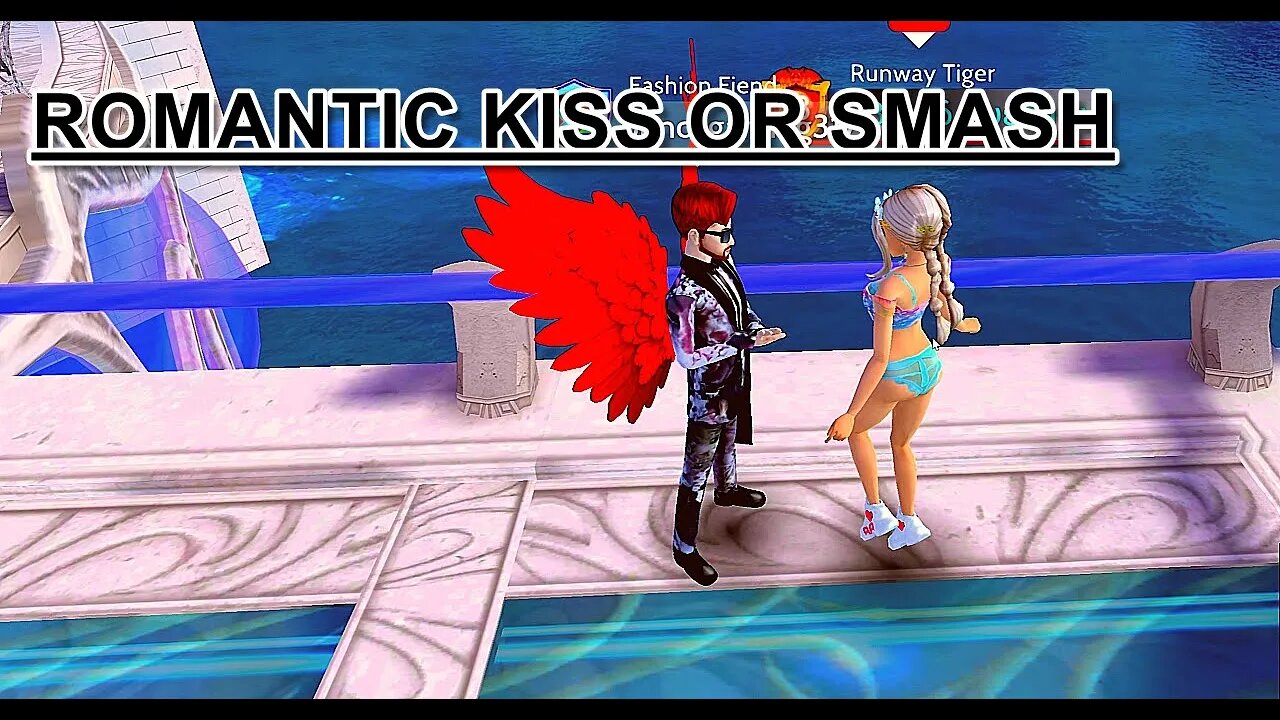 Avakin Life: Romantic Kiss or Smash in Game