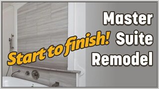 SaturdayProjects™.com | Master Suite Bedroom, Bathroom, & Closet Full Remodel Video