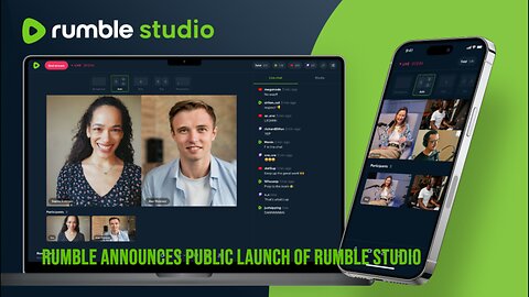 BREAKING NEWS: Rumble Announces Public Launch of Rumble Studio