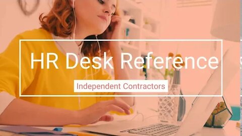 Independent Contractors - Human Resource Reference