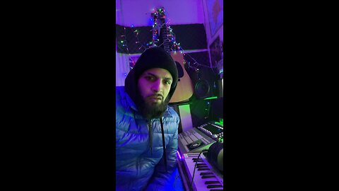 Me listening to music and talking