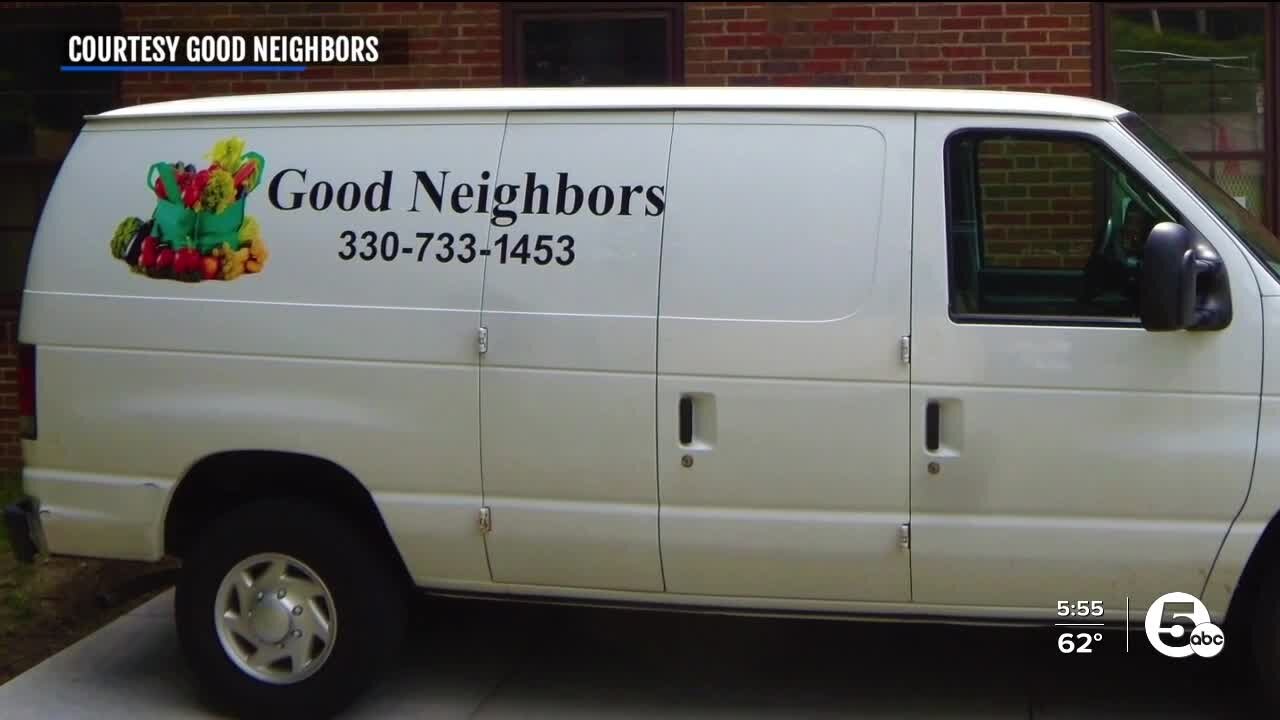 Pantry volunteers fed up after cargo van stolen in Akron