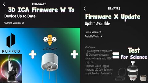 Puffco Peak Pro Firmware X Update & JCVAP 3D ICA Connection Test For Science!