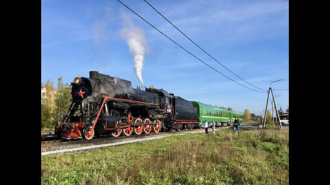 Traveling on the Seliger retro train
