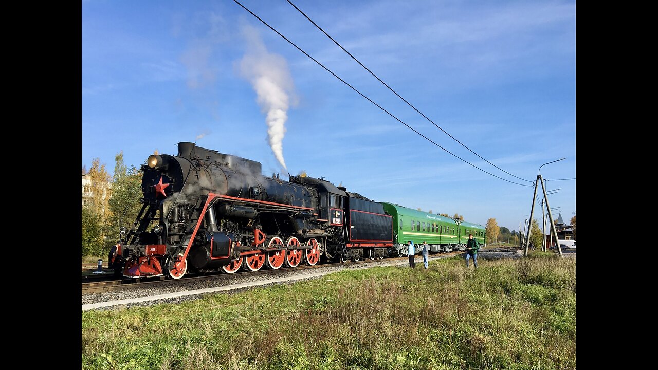 Traveling on the Seliger retro train