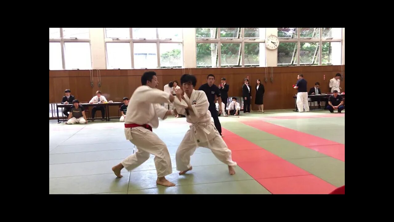 2019/6/16 第51回東日本学生合気道競技大会 短刀乱取り競技 団体戦 男子 三位決定戦 国士舘大学 VS 天理大学 大将戦