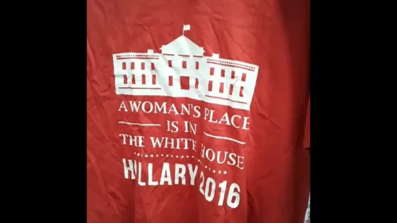Killary merch at the thrift store! 😂