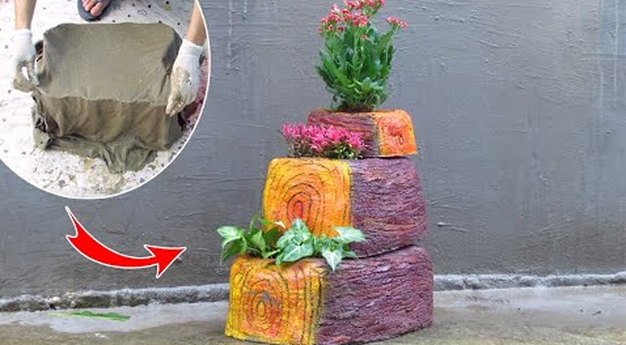 It’s magic! Wonderful DIY flower Pots from Cement For Your Garden | john ideas