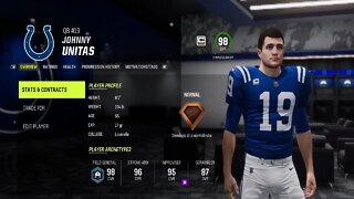 How To Make Johnny Unitas Madden 23