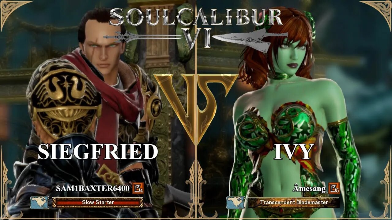 Siegfried (SAM1BAXTER6400) VS Ivy (Âmesang) (SoulCalibur™ VI: Online)