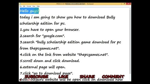 HOW TO DOWNLOAD BULLY SCHOLARSHIP EDITION FOR PC BY HASEEB ALI 123z