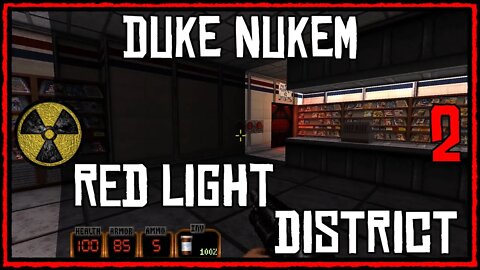 Duke Nukem 3D Playthrough Part 2 - Red Light District. PC Gameplay 2020