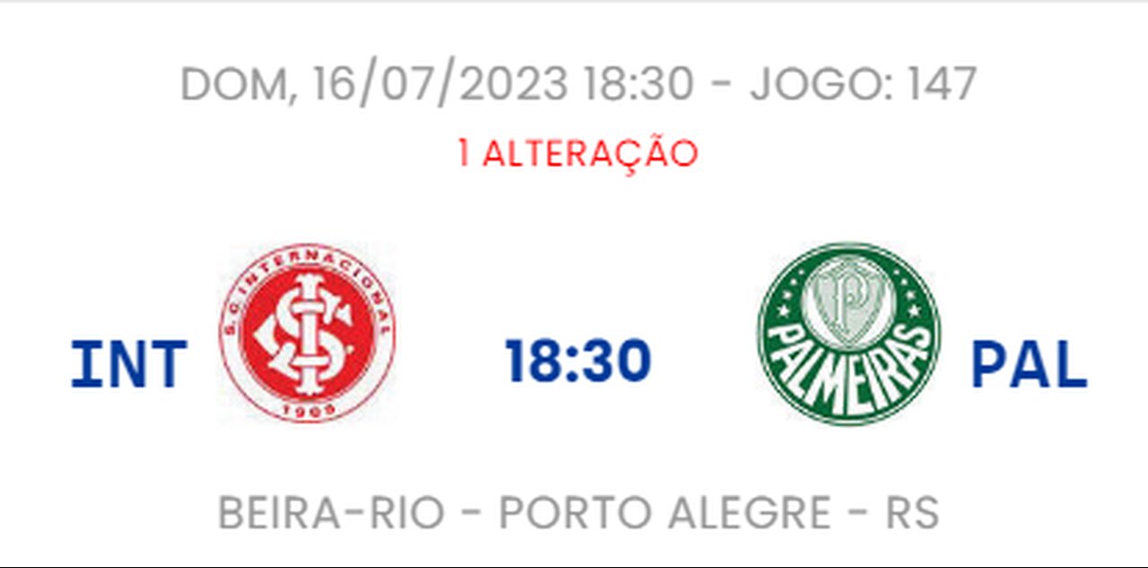 Battle at Beira-Rio: Palmeiras vs. Internacional - Clash of Titans