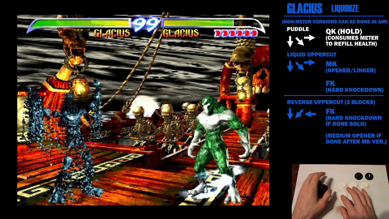 KILLER INSTINCT 2: Glacius Tutorial (Move List)