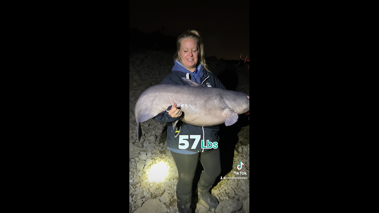 57lb Blue Catfish! 🙌🏼😎🎣