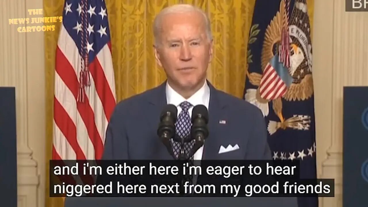 Closed captions proof: Biden delivers the N-word to Europe.