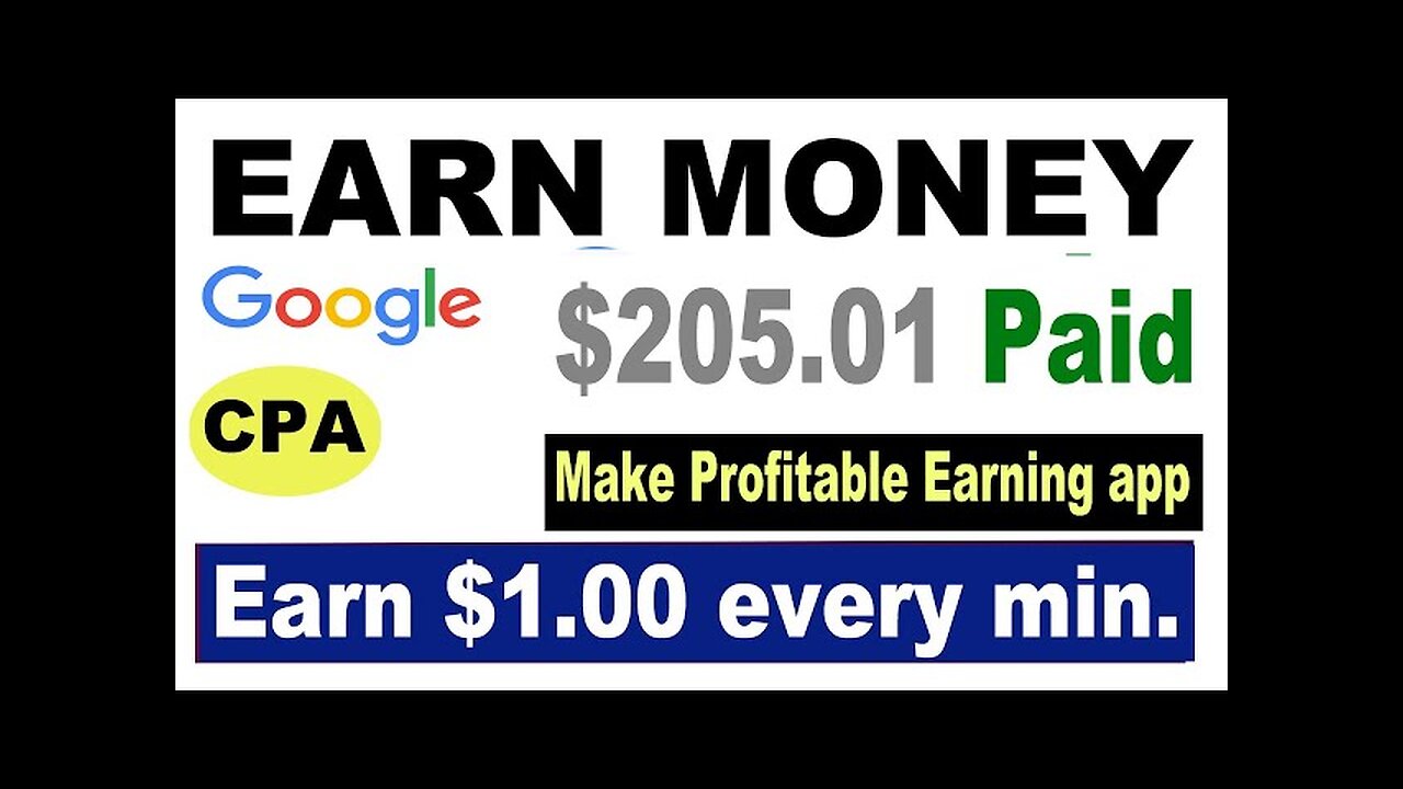 Make $1000 per month Profitable Earning App To Earn Money | cpa marketing